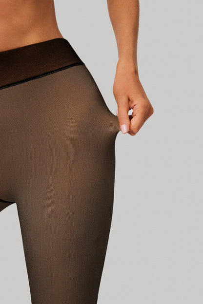 Vunene termo Hulahopke - boja noge