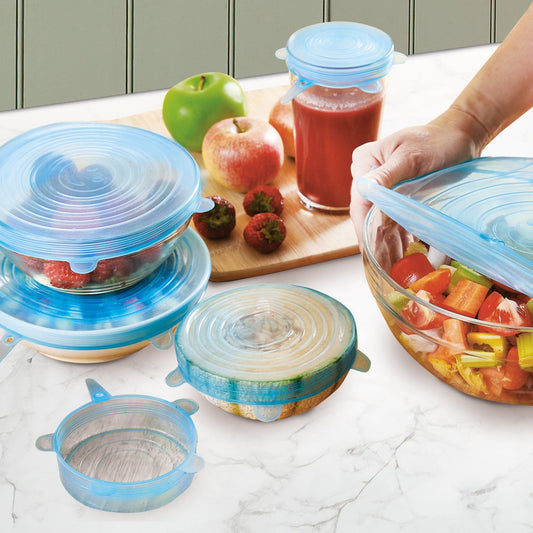 Silikonski poklopci za posuđe - set 6