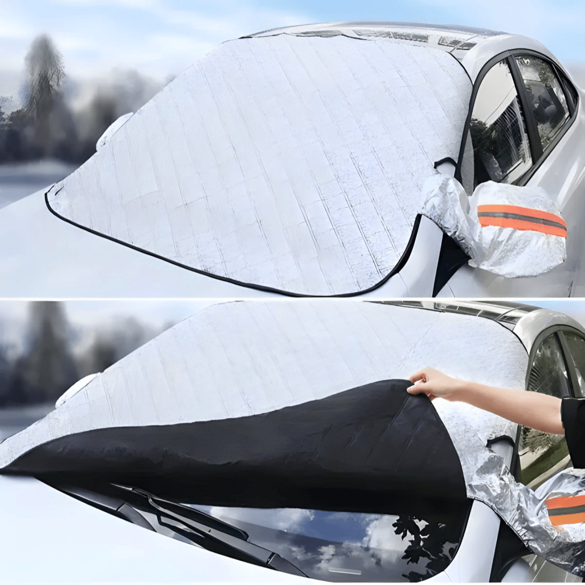 Zaštitna cerada za šoferšajbnu i retrovizore